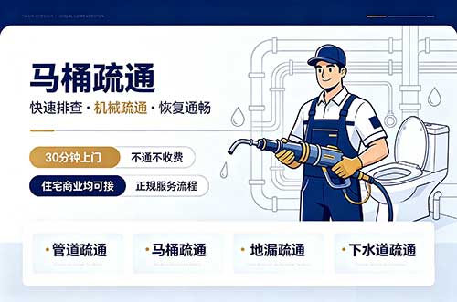 陆丰马桶疏通