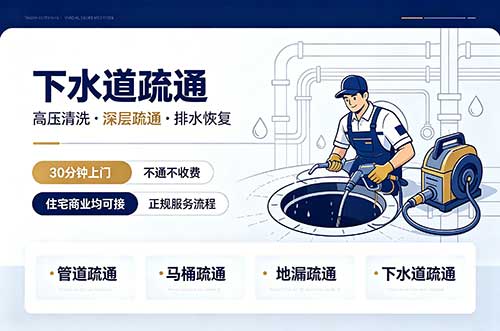 陆丰下水道疏通