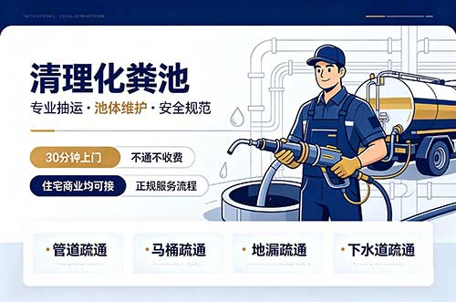 陆丰清理化粪池